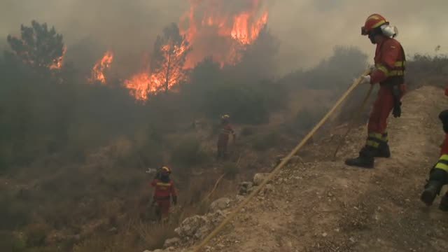 Los Bomberos de Valencia piden la dimisión del director de Emergencias por la mala gestión del incendio de Llutxent