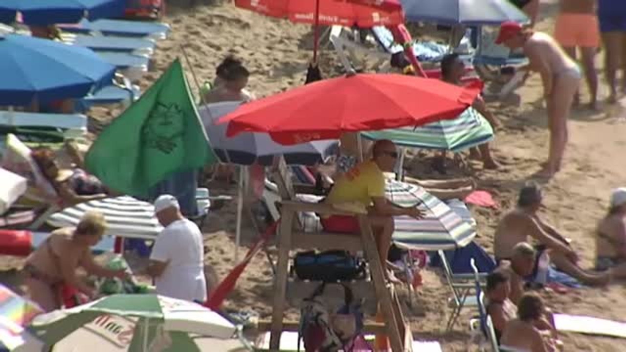 Las playas de Benidorm, las más vigiladas de España