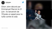 Elton John et Emmanuel Macron veulent mobiliser contre le sida à l’occasion de la Fête de la musique