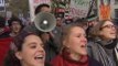 Masiva protesta en Londres por los recortes en educación