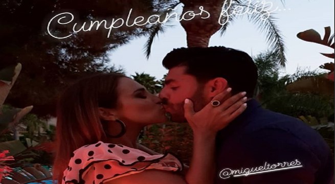 Paula Echevarría celebra su cumpleaños con Miguel Torres como protagonista