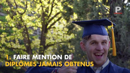 Top 8 des mensonges trouvés dans les CV