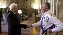 Roma - Mattarella ha ricevuto il nuovo Capo di Stato Maggiore della Marina Militare (20.06.19)