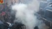 Violentos enfrentamientos entre manifestantes y la Policía en Nápoles