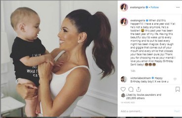 Eva Longoria had 'best year' with son