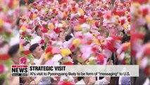 Can Xi's visit to Pyeongyang become bargaining chip against the U.S.?