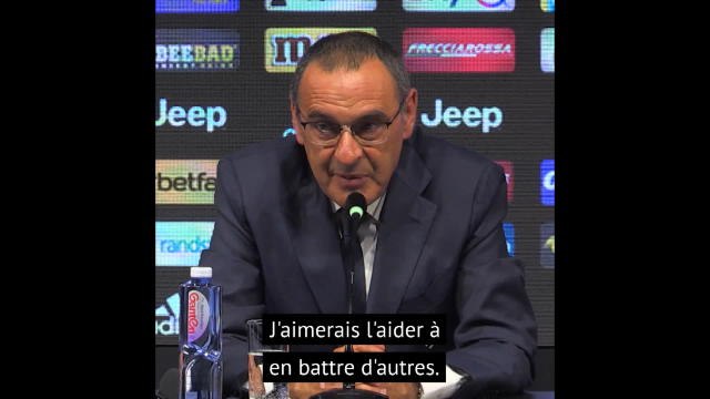Juventus - Sarri : Je veux aider CR7 à battre de nouveaux records
