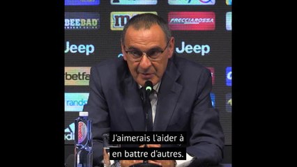 Juventus - Sarri : "Je veux aider CR7 à battre de nouveaux records"