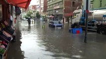 Karabük'te Sağanak Yağış Sonrası Sel..