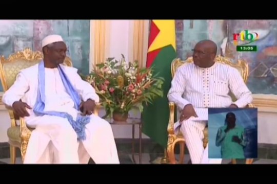 RTB/Le Secrétaire exécutif de la convention des Nations Unies sur la lutte contre la désertification reçu en audience par le Président du Faso