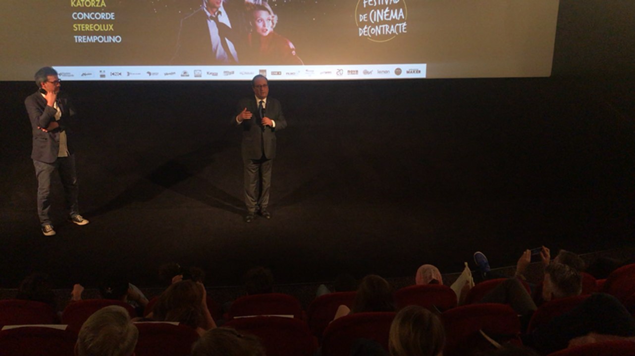 François Hollande échange avec le public de Sofilm
