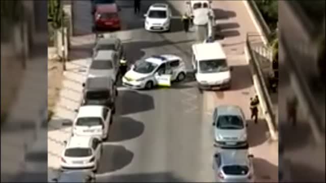 Persecución de película por las calles de Málaga