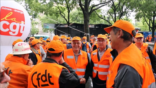 Amiante : 300 mineurs lorrains manifestent à Paris