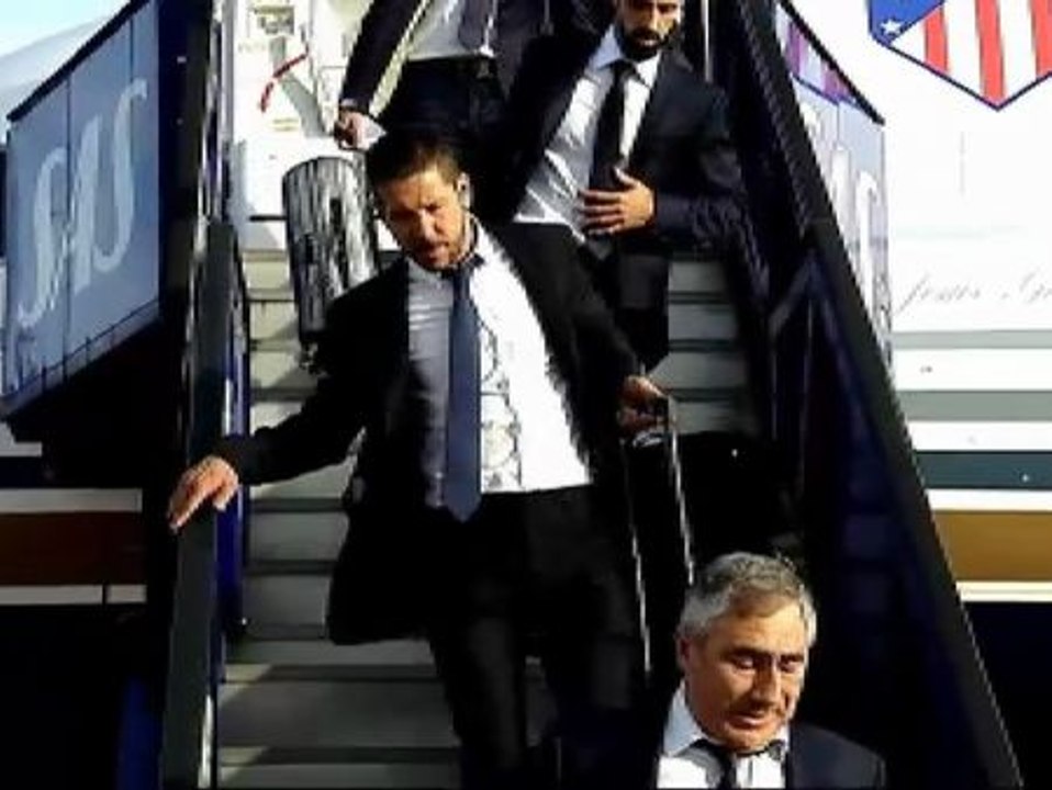 El Atlético de Madrid ya está en Suecia