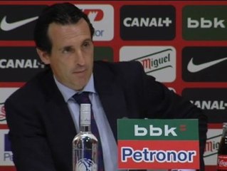 Unai Emery: "El nivel de motivación era tan alto que chocaba con la ansiedad"