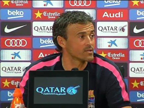 Luis Enrique: No tengo nada que decir. No tengo discrepancias con nadie