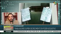 Paraguay: sindicatos protestan frente al Instituto de Previsión Social