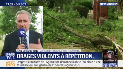 Selon le maire de Toulouse, les orages "ont été très soudains et très violents"