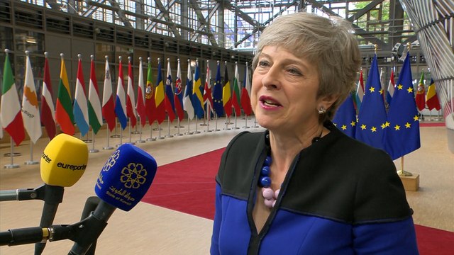 May habla sobre el reparto de cargos de la UE