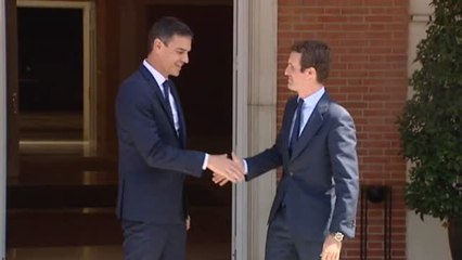 Encuentro de 3 horas entre Sánchez y Casado sin ningún acuerdo