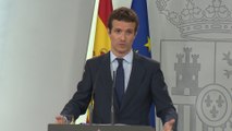 Casado (PP) defiende sus explicaciones 