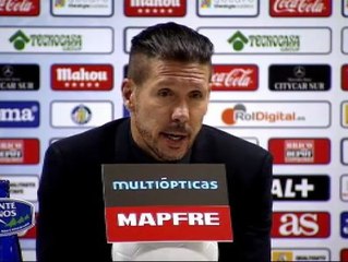 Simeone: "Lo que importa es haber ganado tres partidos en una semana"