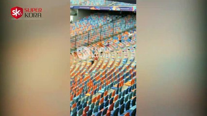 النشيد الوطنى من بروفة حفل افتتاح بطولة أمم أفريقيا