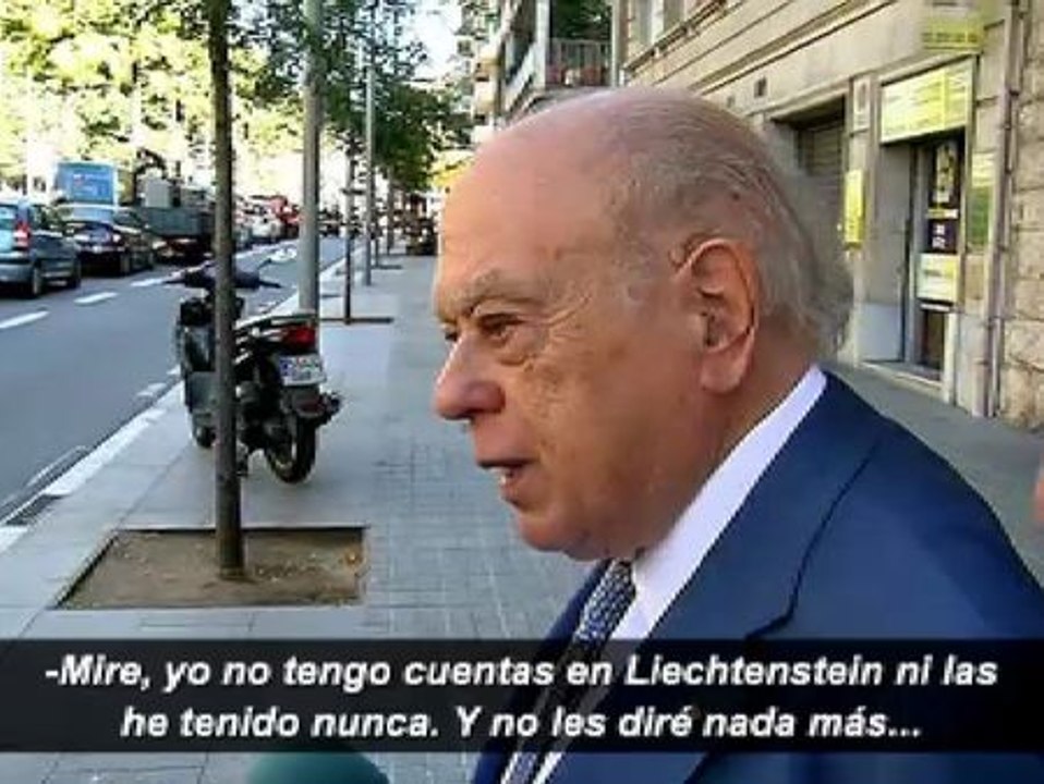 Jordi Pujol niega tener cuentas en Liechtenstein