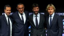 Juventus, presentato Maurizio Sarri: 