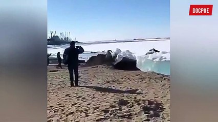 TSUNAMI DE HIELO, RUSIA
