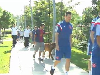 Paseo del Ajax por la Ciudad Condal.