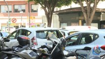 La huelga de taxis colapsa el centro de Valencia