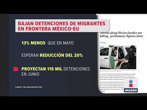 Bajan detenciones de migrantes en EUA | Noticias con Ciro Gómez Leyva