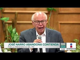 José Narro abandona la contienda por la Presidencia del PRI y renuncia al partido | Francisco Zea