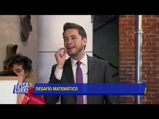 Manolo se pone a prueba con las matemáticas | De Pisa y Corre