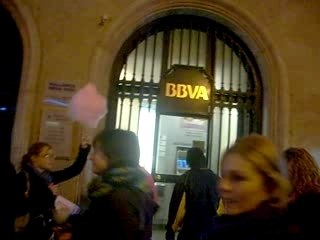 Sant sebastia Palma 2008 Pauline et la barbe à papa