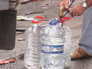 Sin agua desde hace una semana