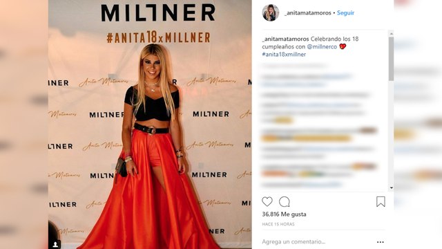 Ana Matamoros celebra su 18 cumpleaños