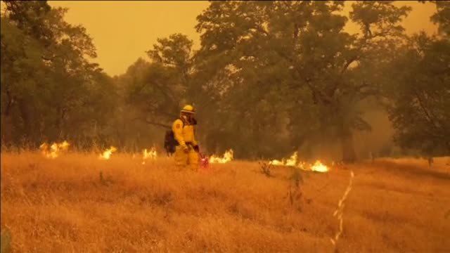 Un incendio en California mata a dos bomberos y obliga a desalojar a 40 mil personas