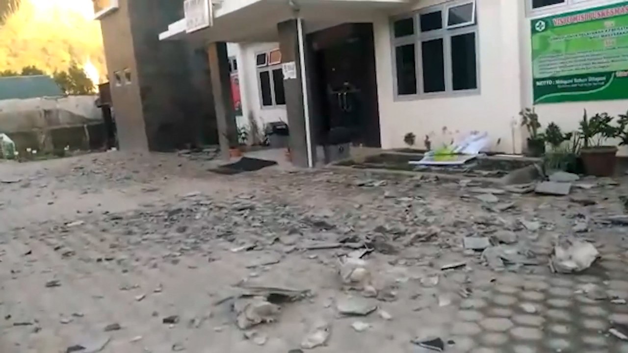 Un terremoto sacude la isla de Lombok en Indonesia