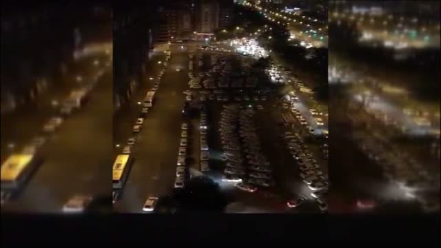 Parte de los taxis de Madrid se solidarizan con la huelga de Barcelona