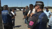 Taxistas secundan huelga en Madrid