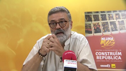 Riera (CUP) espera una oleada de movilizaciones
