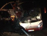 Tres muertos y cuatro heridos en un choque entre dos autocares en Palencia