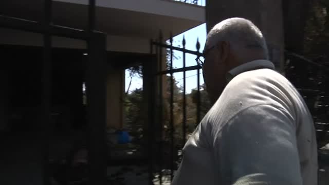 Así ha quedado la casa de Aquiles en Grecia