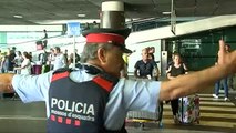 Nueva jornada de protestas entre los taxistas de Barcelona