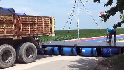 Balıkçıların en büyük sorunu 'yüzer iskele' ile çözüldü