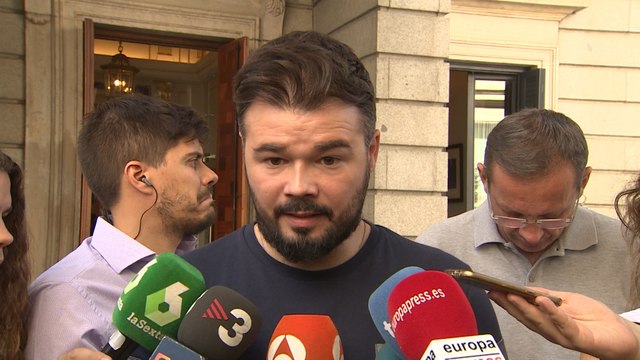 Rufián califica de neoliberal la propuesta de techo de gasto
