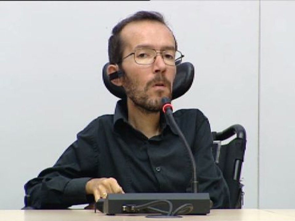 Pablo Echenique (Podemos): "Hemos demostrado en muchas ocasiones que somos algo nuevo"