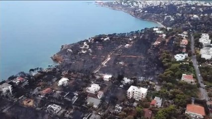 Download Video: Las lluvias torrenciales provocan inundaciones en Atenas pocos días después de los incendios